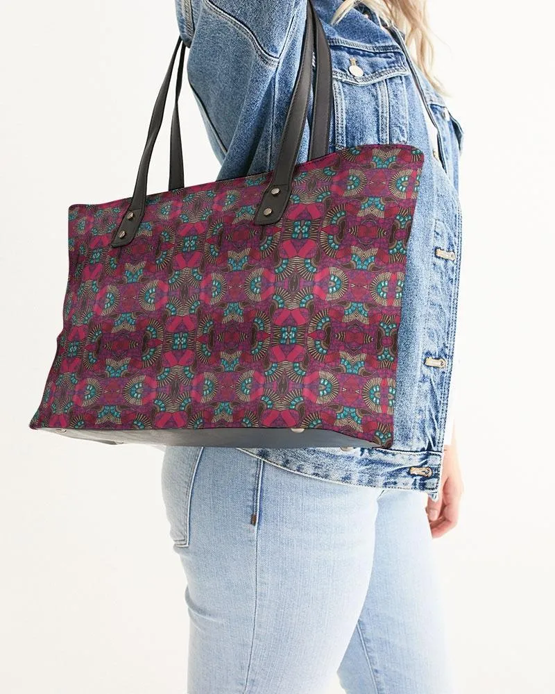 Fuschia African print Stylish Tote