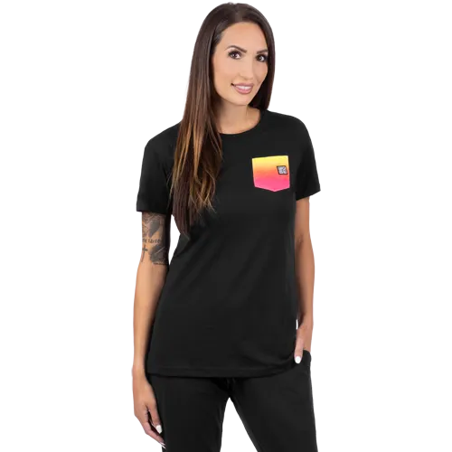FXR Women's Work Pocket Premium Boyfriend T-Shirt