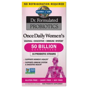 Garden of Life Dr. Formulated Probiotics Once Daily Women's 50 Billion Shelf-Stable (30 VCaps)