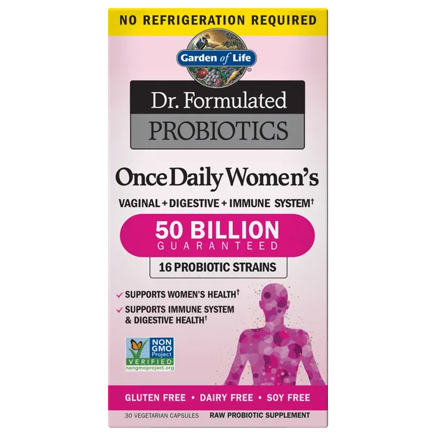 Garden of Life Dr. Formulated Probiotics Once Daily Women's 50 Billion Shelf-Stable (30 VCaps)