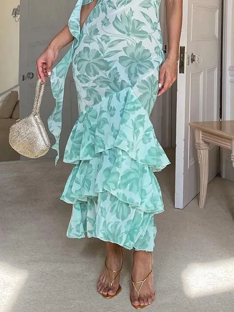 Gianna | Flirty Floral Ruffle Dress