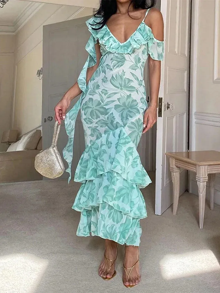 Gianna | Flirty Floral Ruffle Dress