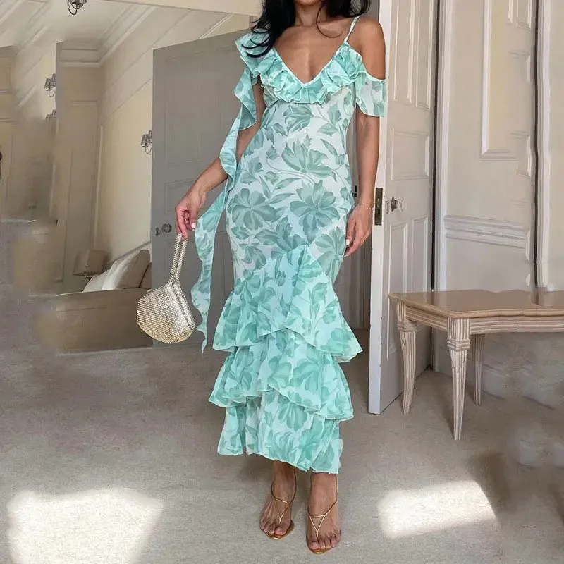 Gianna | Flirty Floral Ruffle Dress