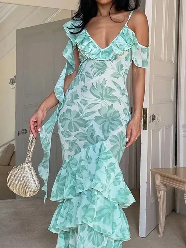 Gianna | Flirty Floral Ruffle Dress