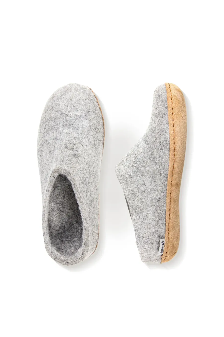 Glerups Slip-On - Leather - Grey