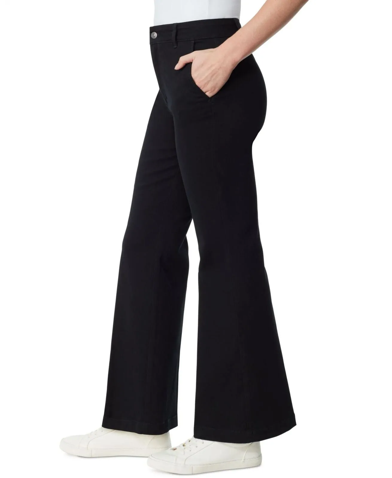 Gloria Vanderbilt Women's High-Rise Flared-Hem Jeans 30210409