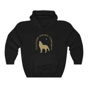 Gold Lone Wolf Hoodie