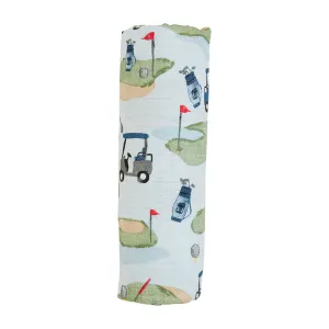 Golf Swaddle {Blue}