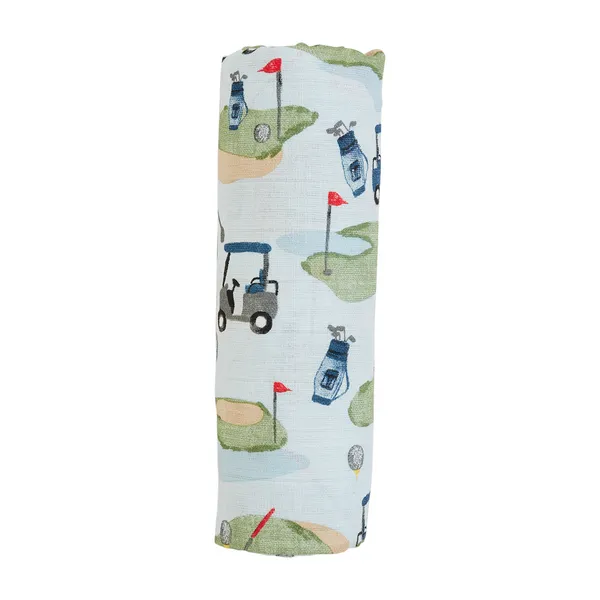 Golf Swaddle {Blue}