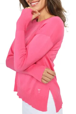 Golftini  Relaxed Fit  Sweater -  HOT PINK