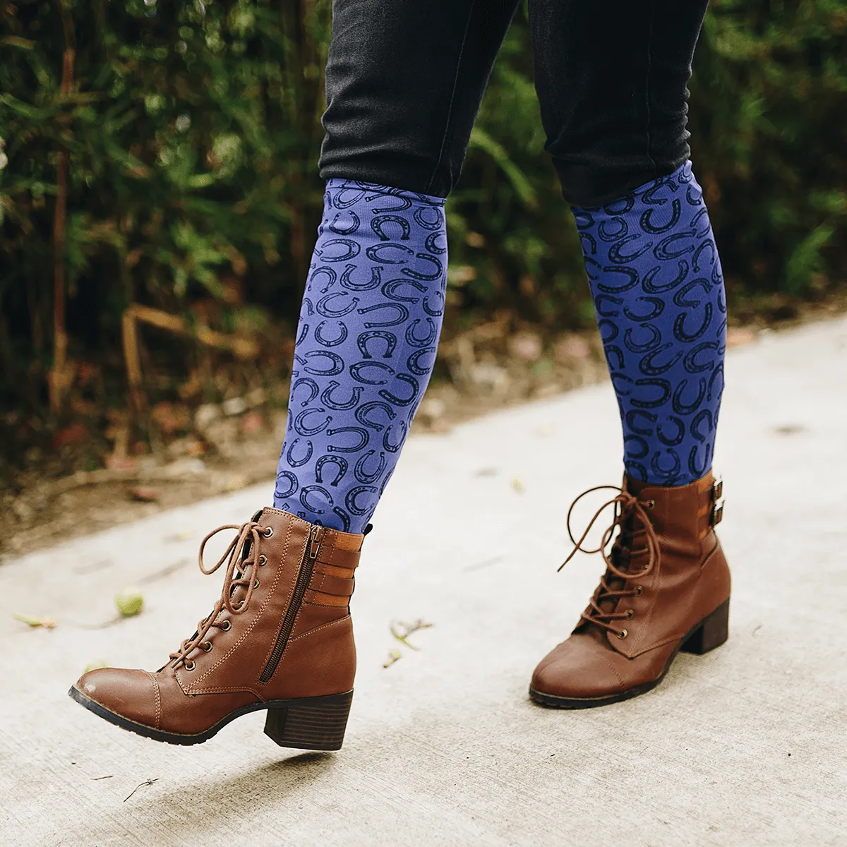 Good Luck on Periwinkle Knee Highs