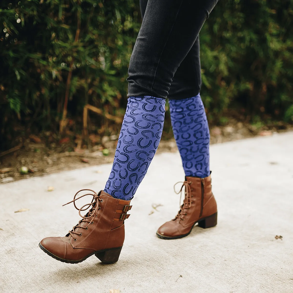 Good Luck on Periwinkle Knee Highs