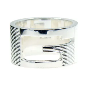 Gucci Wide Cutout G Band Ring