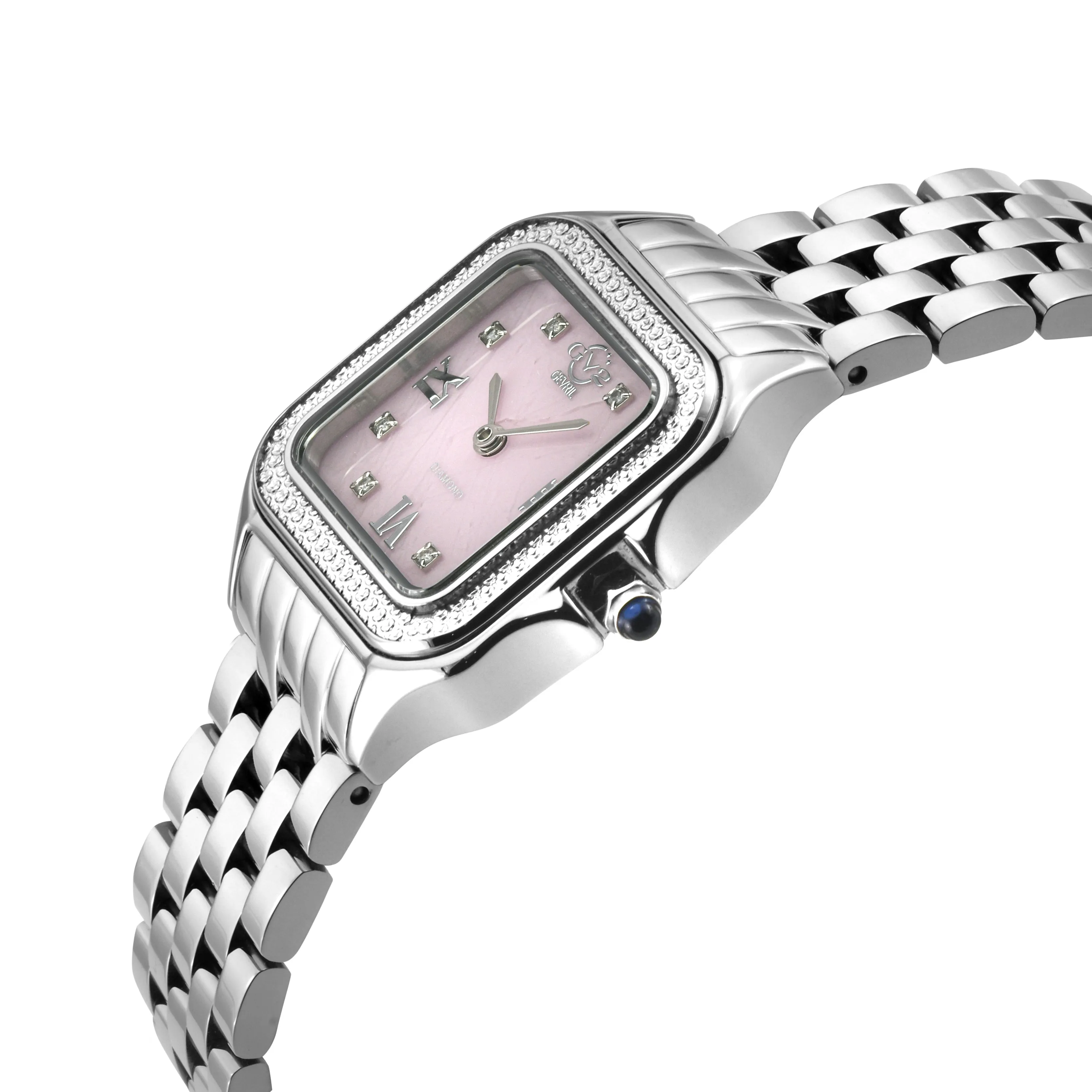 GV2 Milan Diamond Swiss Quartz - Rose Quartz