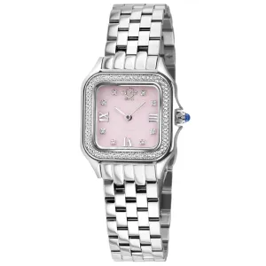 GV2 Milan Diamond Swiss Quartz - Rose Quartz