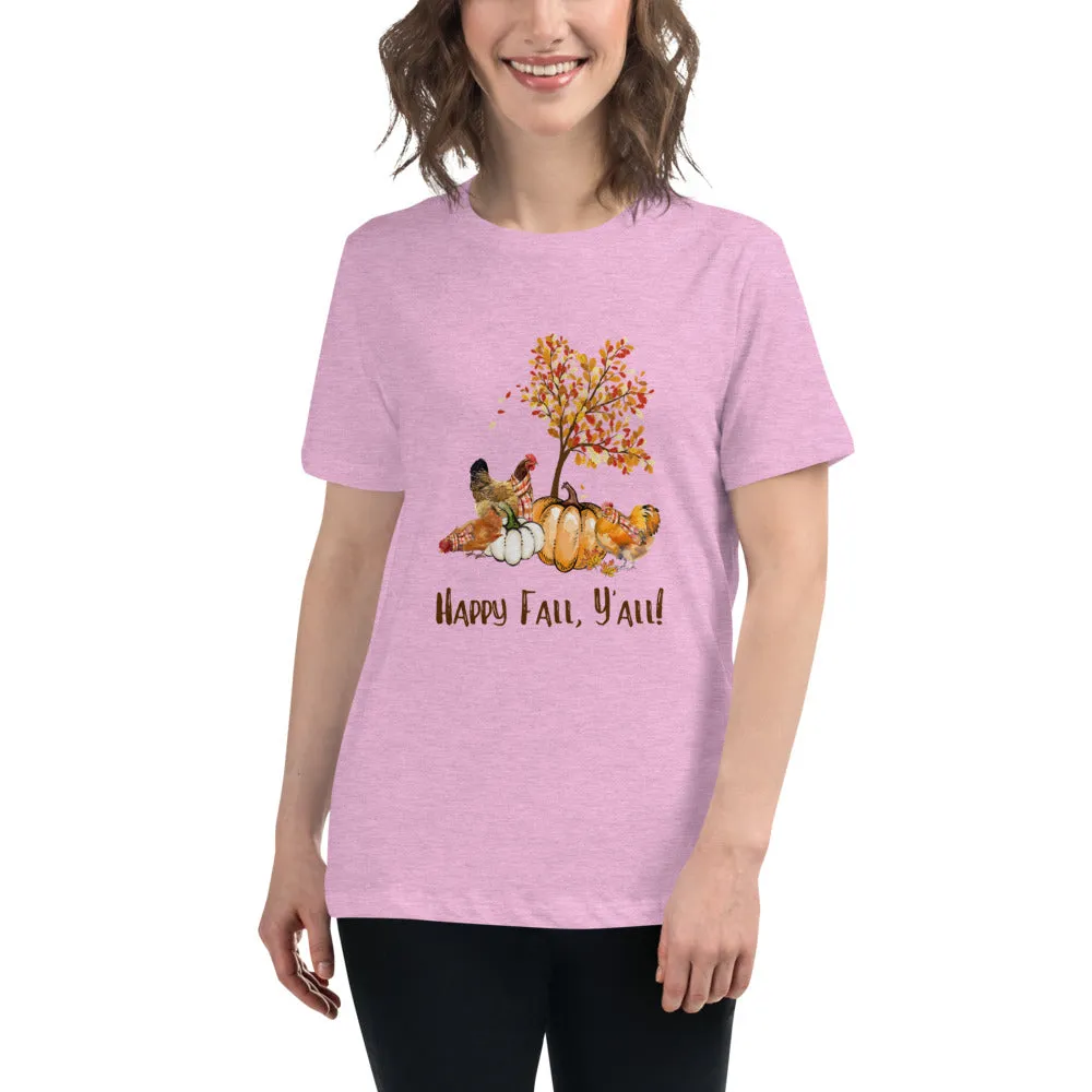 Happy Fall, Y'All Women's Relaxed T-Shirt