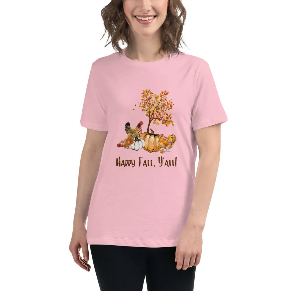 Happy Fall, Y'All Women's Relaxed T-Shirt