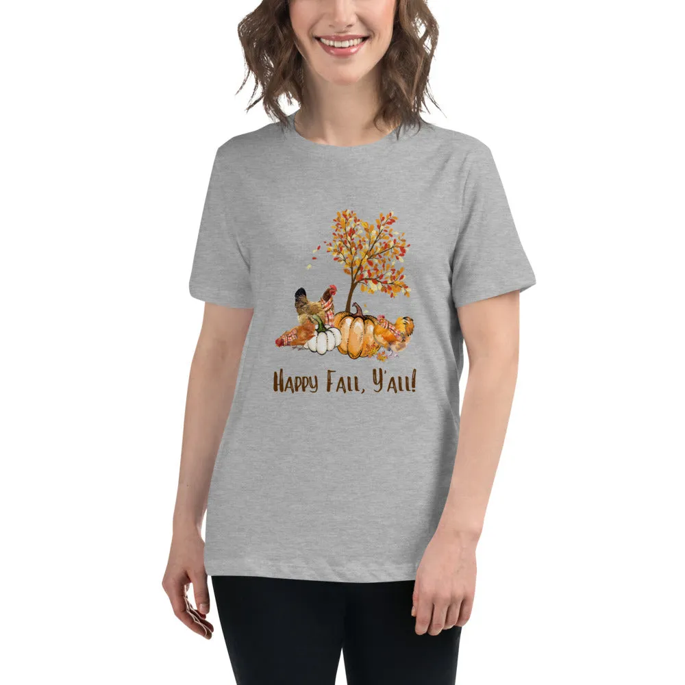 Happy Fall, Y'All Women's Relaxed T-Shirt