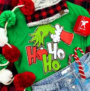 Hazel Blues® |  GRINCHY Ho Ho Ho SWEATSHIRT