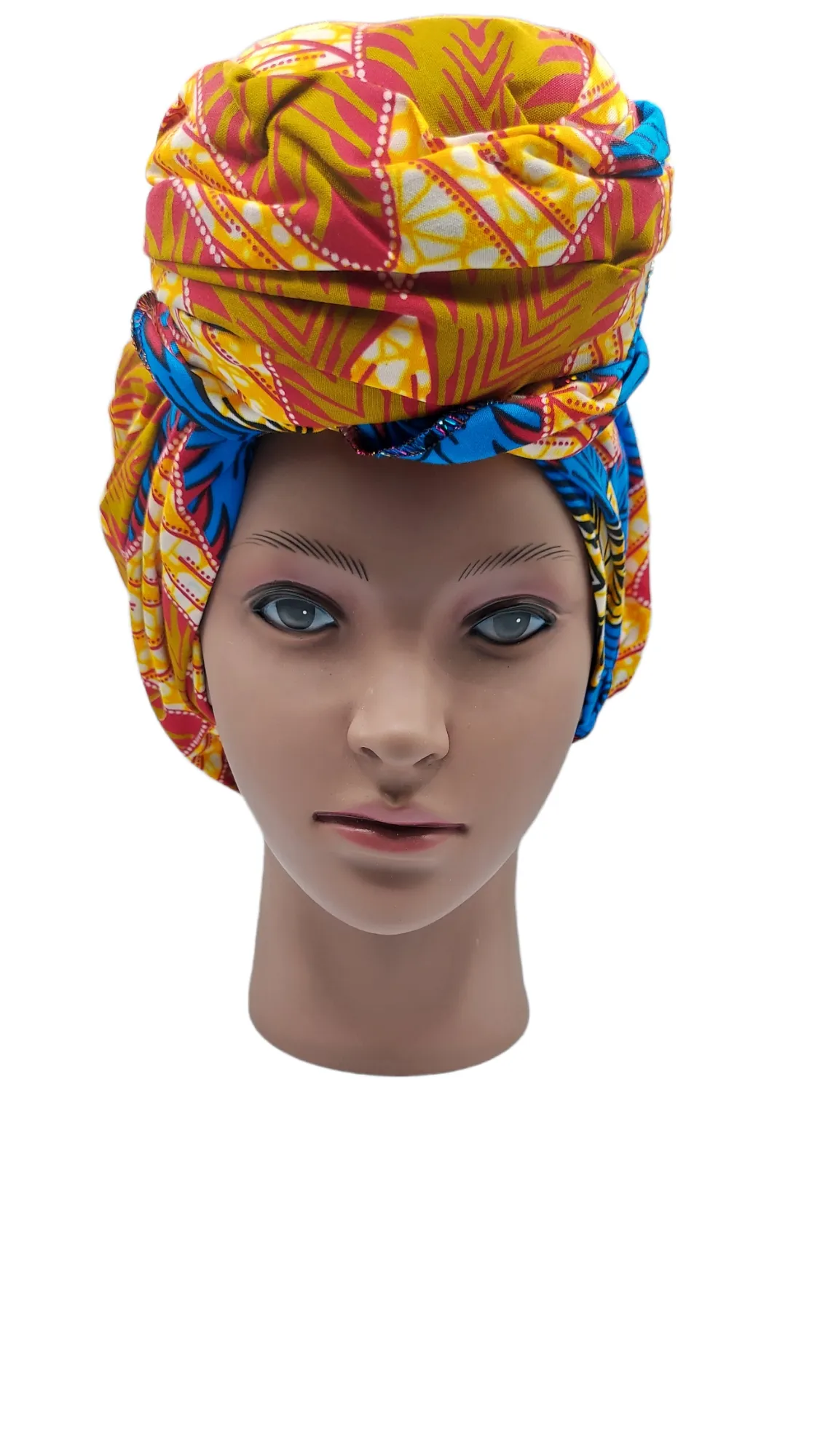 Headwrap - Afrixan Print Pre-Tied Knotted