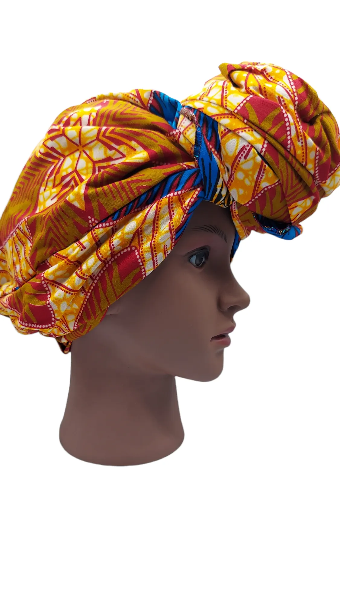 Headwrap - Afrixan Print Pre-Tied Knotted