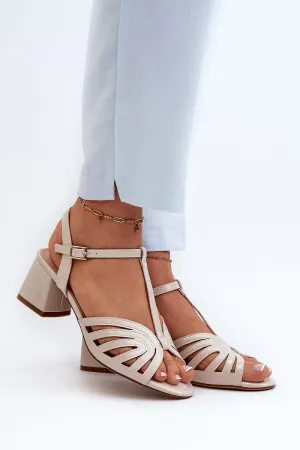Heel sandals
