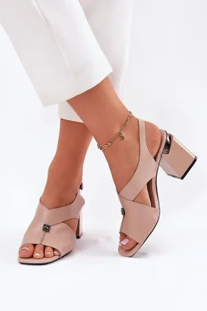 Heel sandals