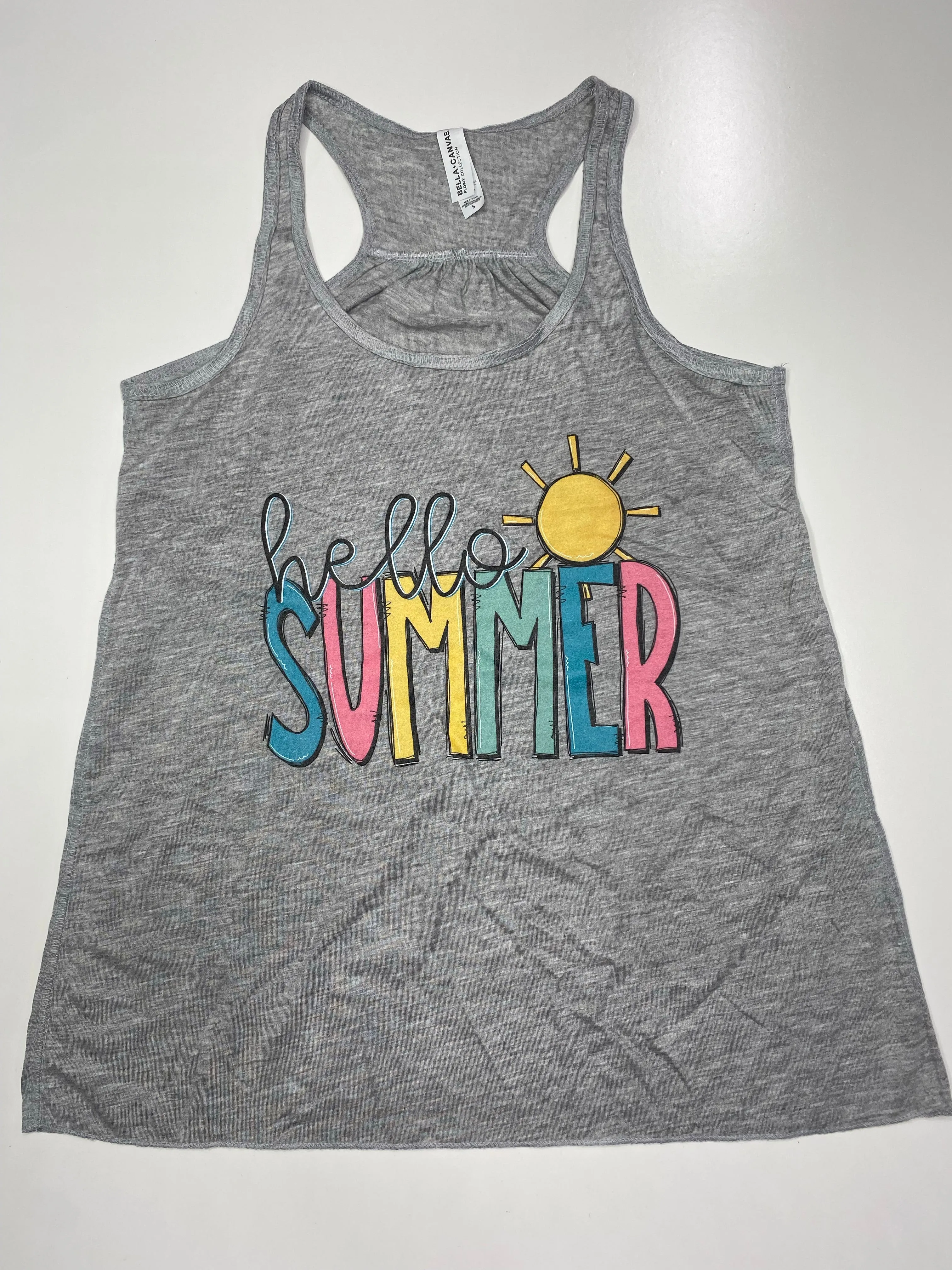 Hello Summer Graphic Tank