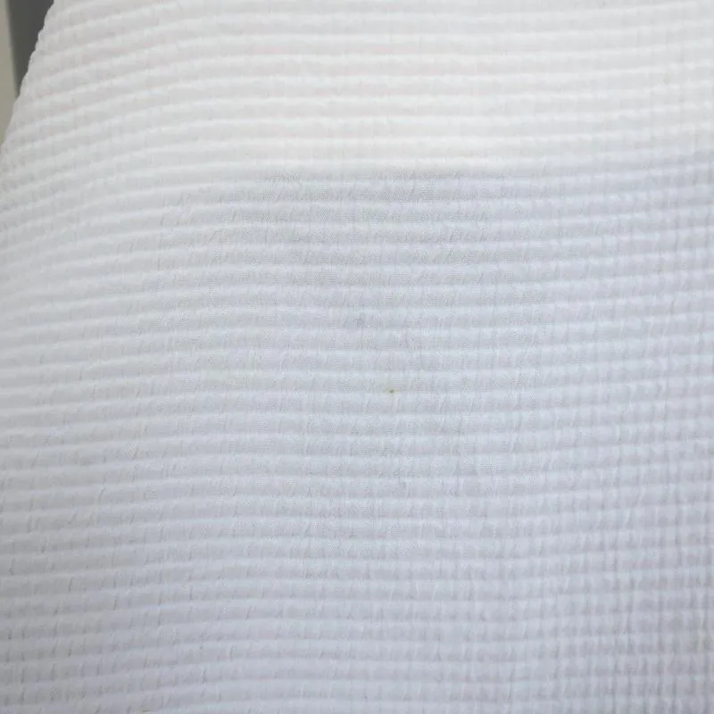 Helmut Lang Tank Top White Raze Textured Crepe Size Small Sleeveless Blouse
