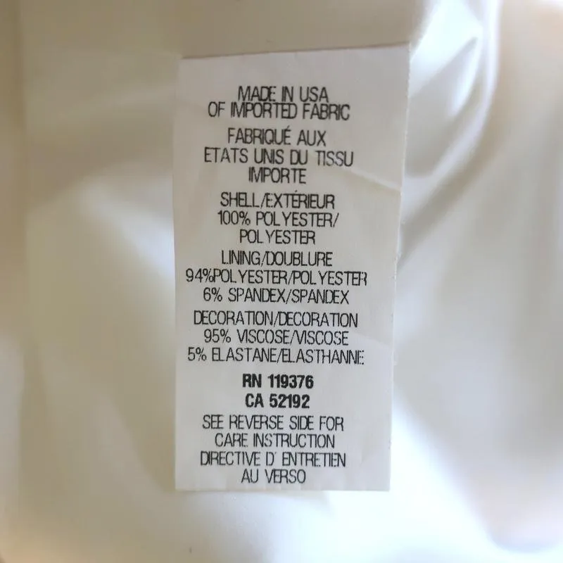 Helmut Lang Tank Top White Raze Textured Crepe Size Small Sleeveless Blouse