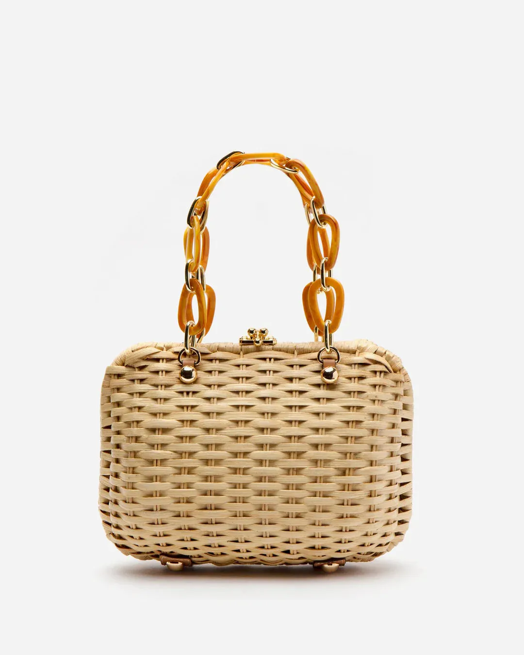 HEN WICKER PEONY BASKET NATURAL