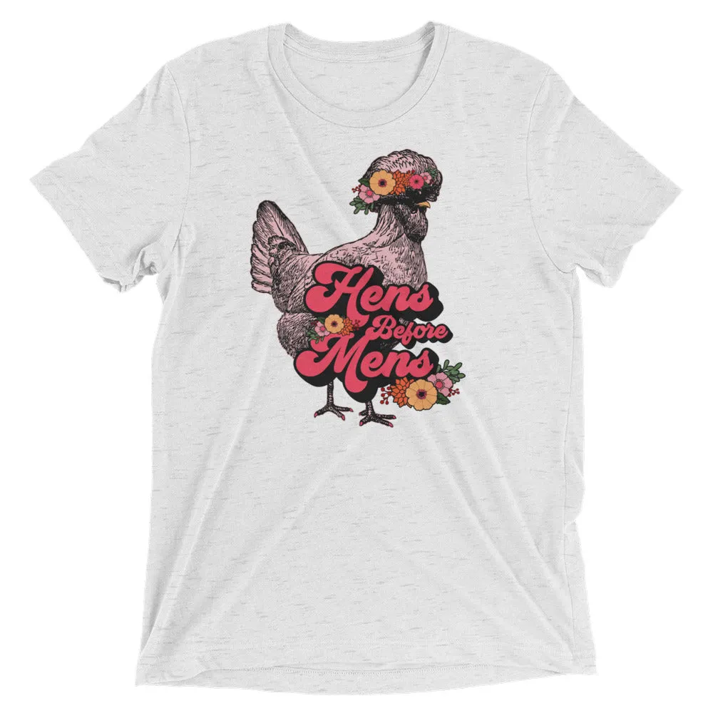 Hens Before Mens Unisex T-shirt, Flower Child Edition