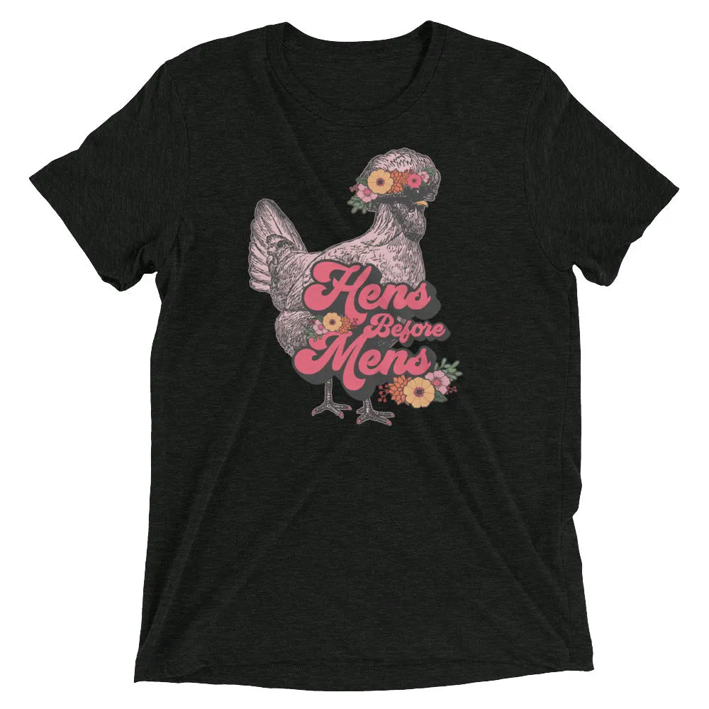Hens Before Mens Unisex T-shirt, Flower Child Edition