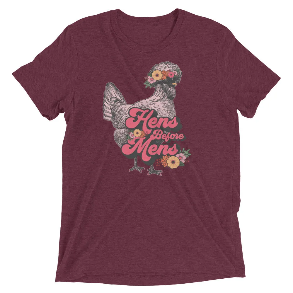 Hens Before Mens Unisex T-shirt, Flower Child Edition