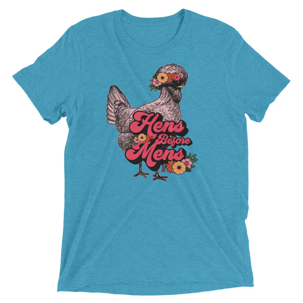 Hens Before Mens Unisex T-shirt, Flower Child Edition