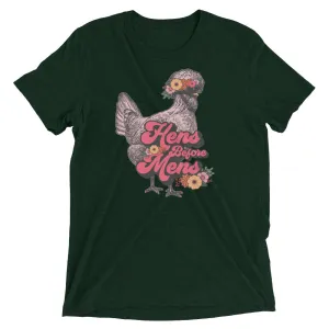 Hens Before Mens Unisex T-shirt, Flower Child Edition