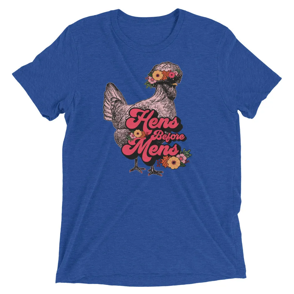 Hens Before Mens Unisex T-shirt, Flower Child Edition