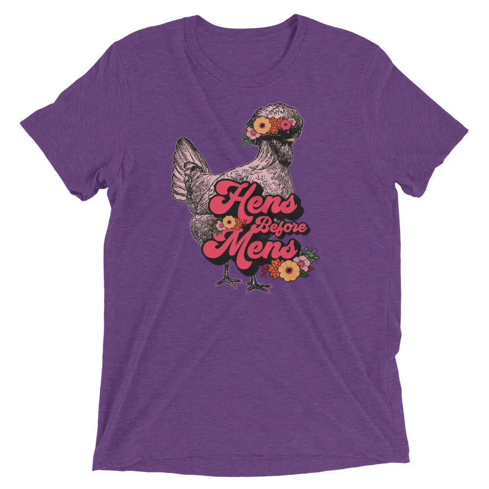 Hens Before Mens Unisex T-shirt, Flower Child Edition