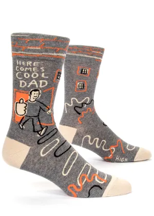 Here Comes Cool Dad Men's Socks