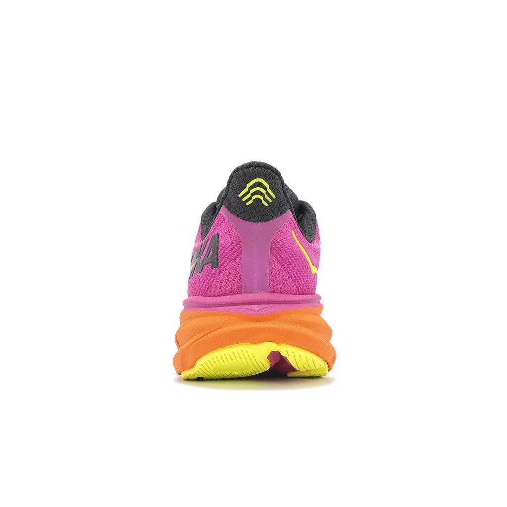 HOKA Women's Clifton 9 - Fuchsia/Black