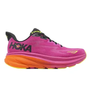 HOKA Women's Clifton 9 - Fuchsia/Black
