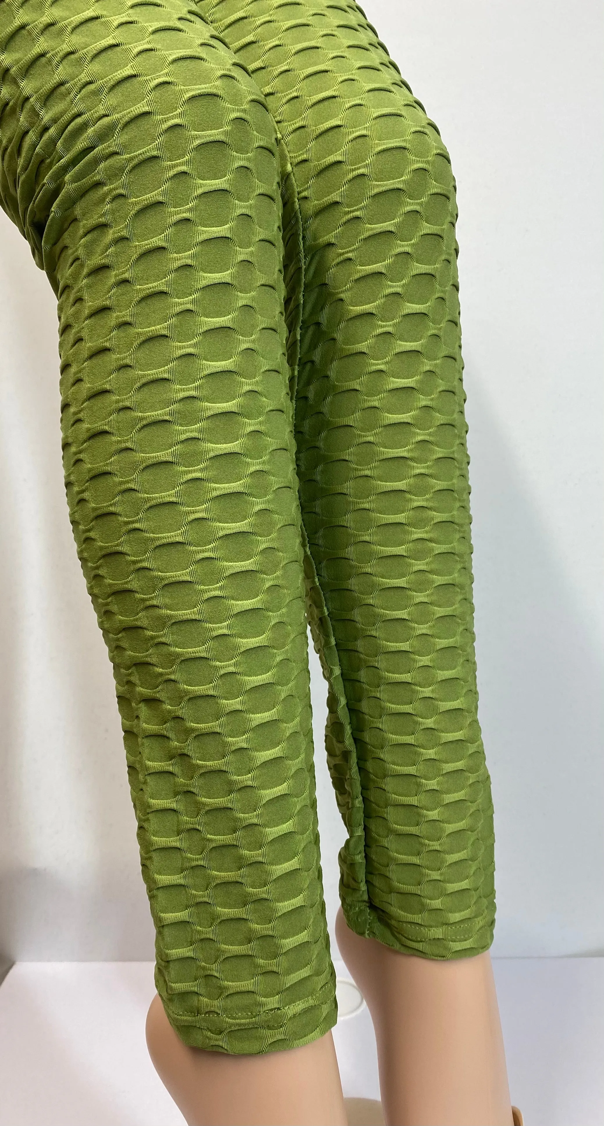 Honeycomb Green Leggings