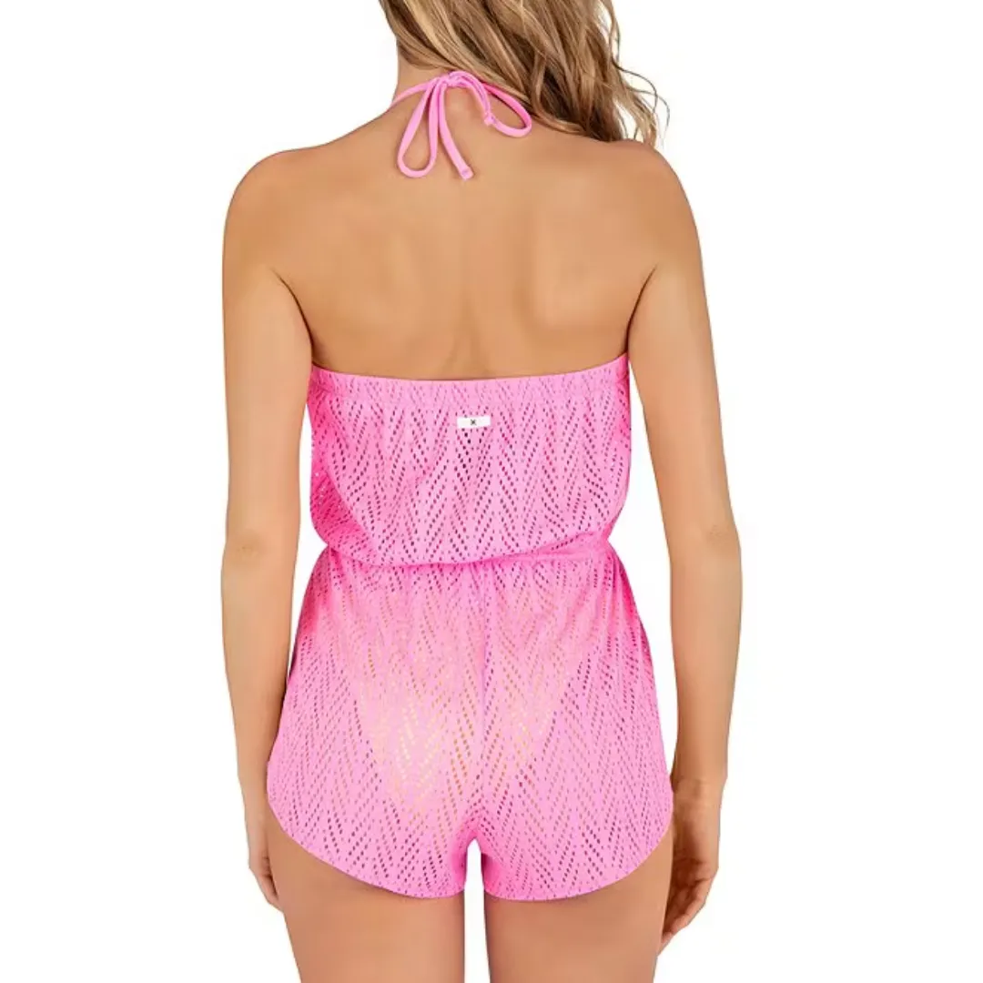 Hurley Women's Crochet Tube Romper