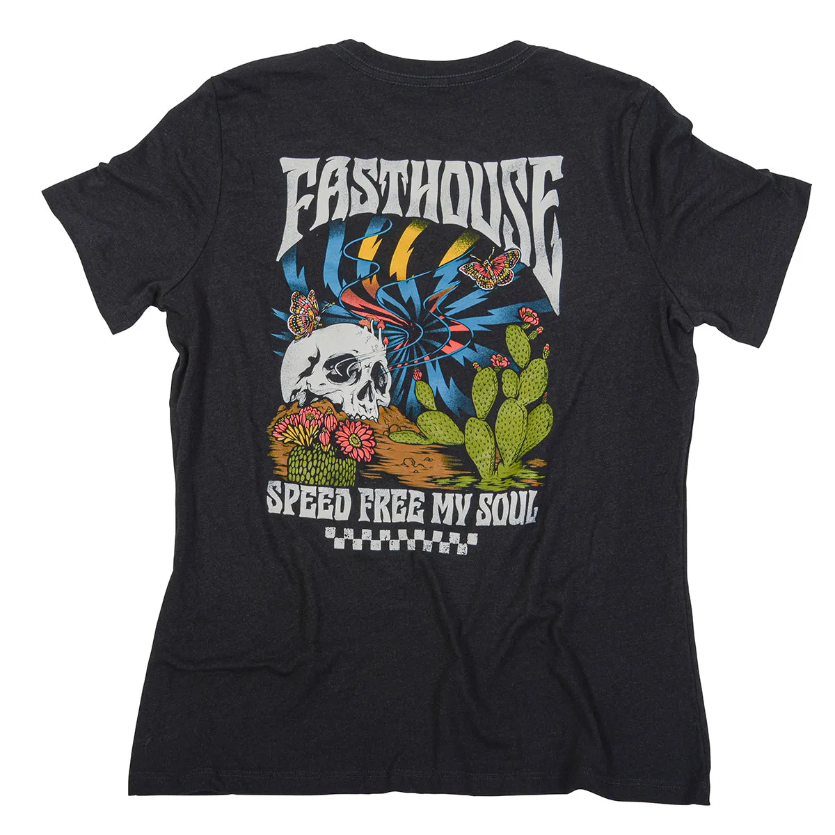 Illusion Women's Tee - Black Slub