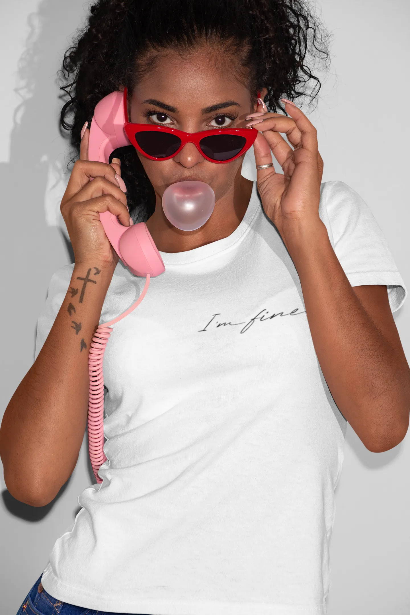 I'm Fine Relaxed Fit Tee