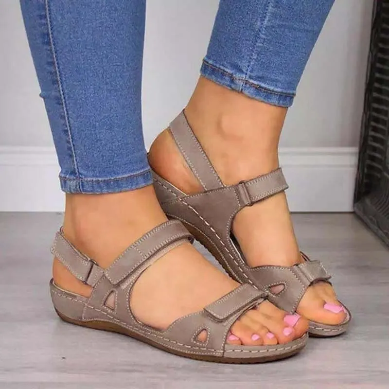 Inés® | Ergonomic Women'S Sandals With Velcro Fastening