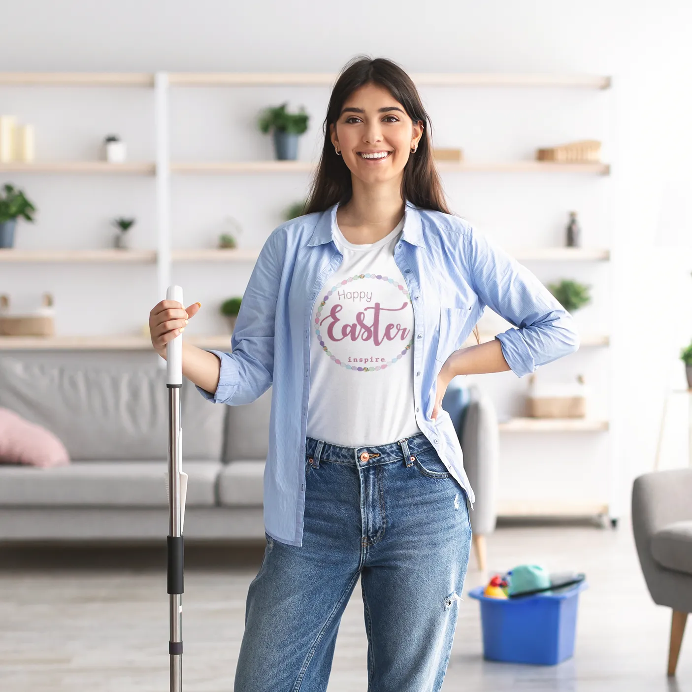 inspire Happy Easter Women's Relaxed T-Shirt