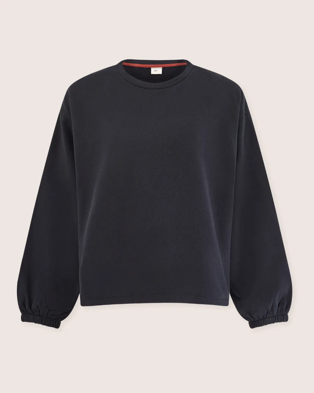 Ivy Relaxed Black Sweatshirt