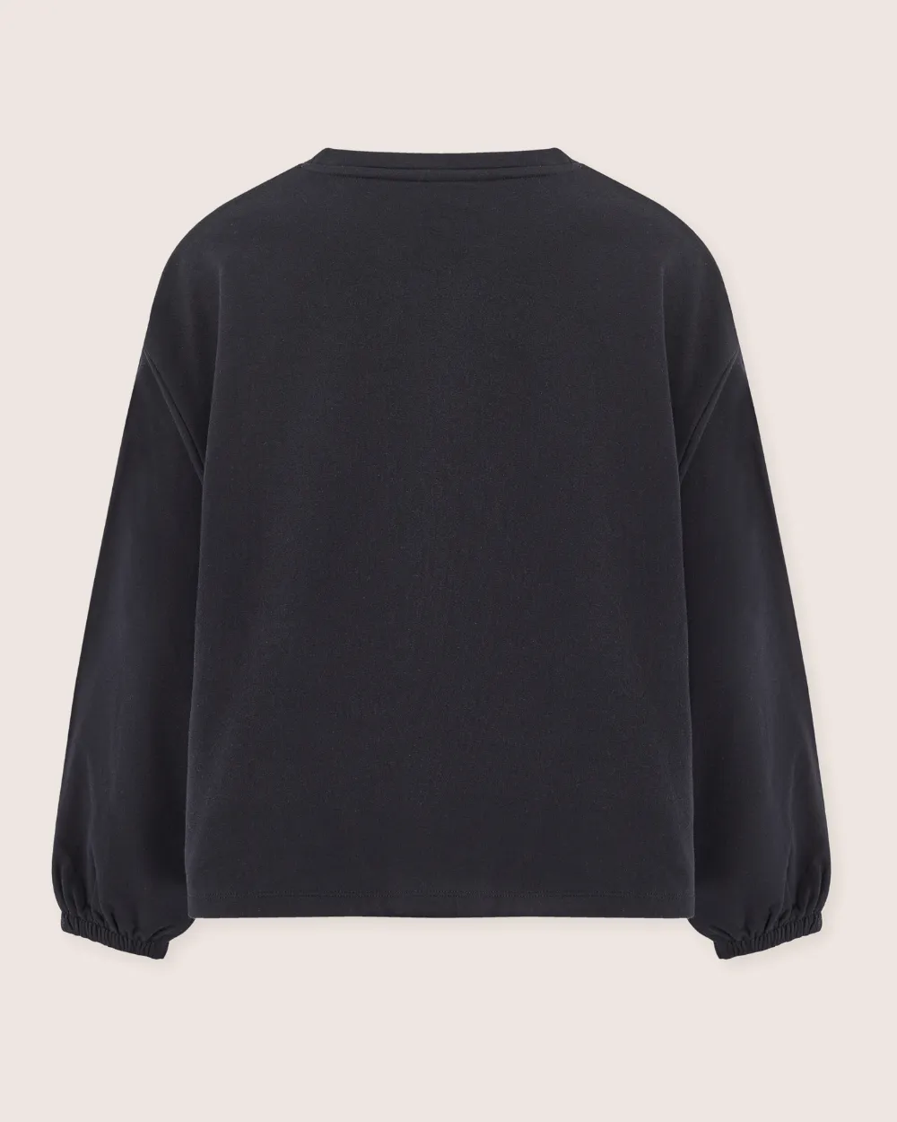 Ivy Relaxed Black Sweatshirt