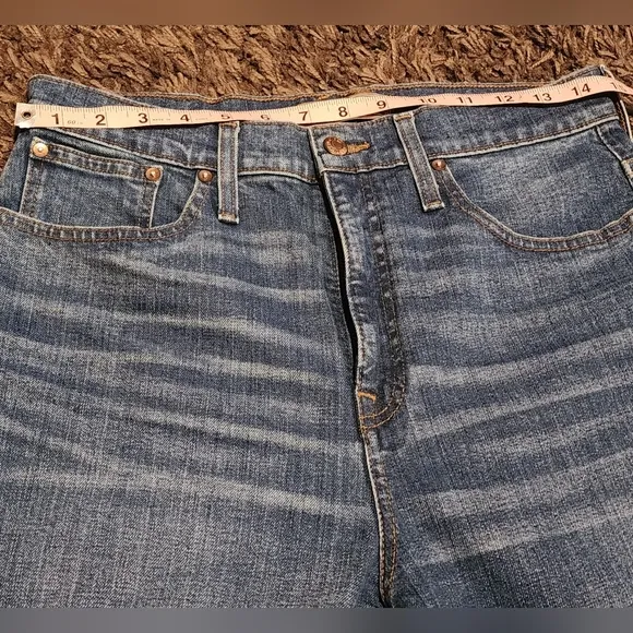 J. Crew Point Sur Denim Darkwash High-rise Wideleg Crop Designer Jeans Sz. 29 **